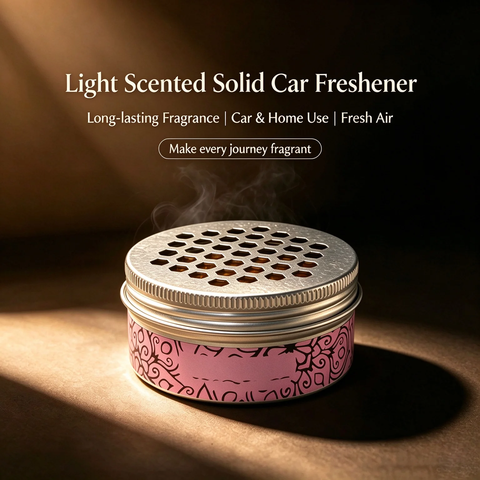 Car air freshener for deodorization, long-lasting freshness and air purification, solid fragrance, car interior decoration, car
