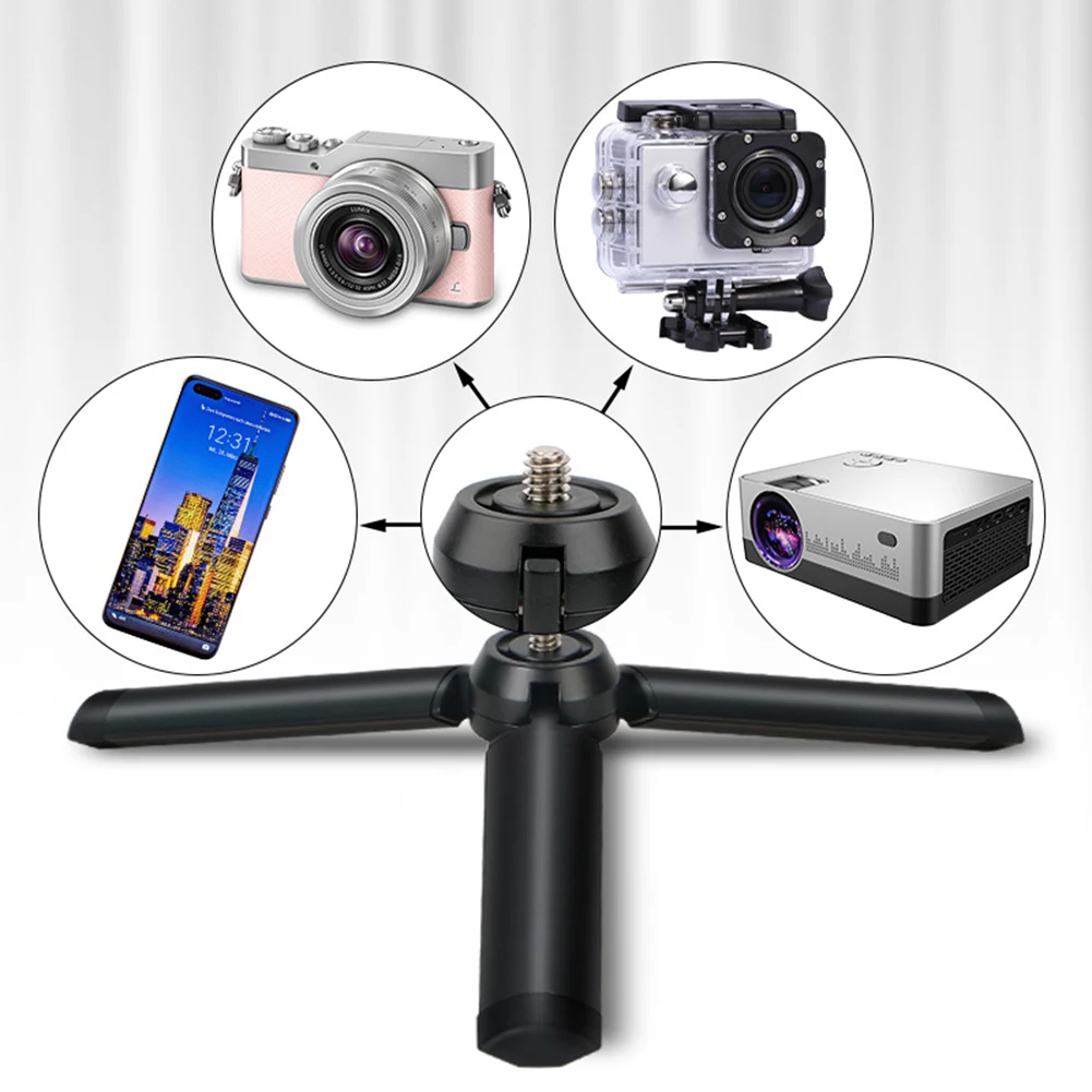 사진 촬영용 휴대용 경량 셀카 스틱 삼각대, 데스크탑 삼각대