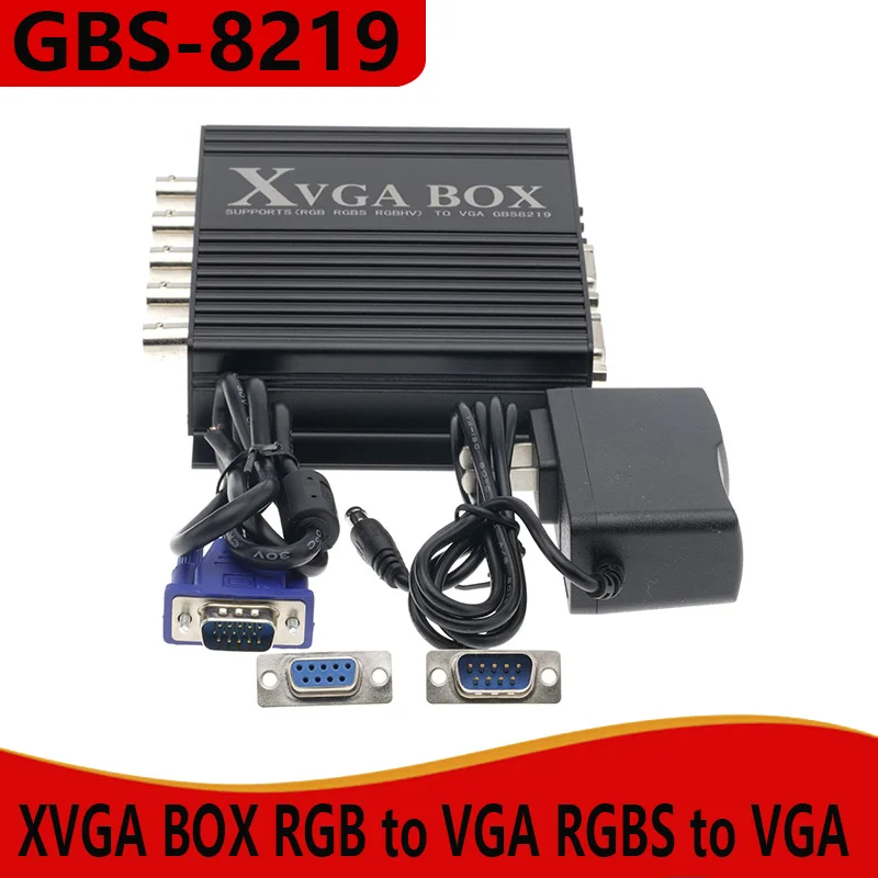 Home Video Converter Usado em Compras Industriais e Home Video Xvga Box Rgb para Vga Rgbs para Vga Gbs8219