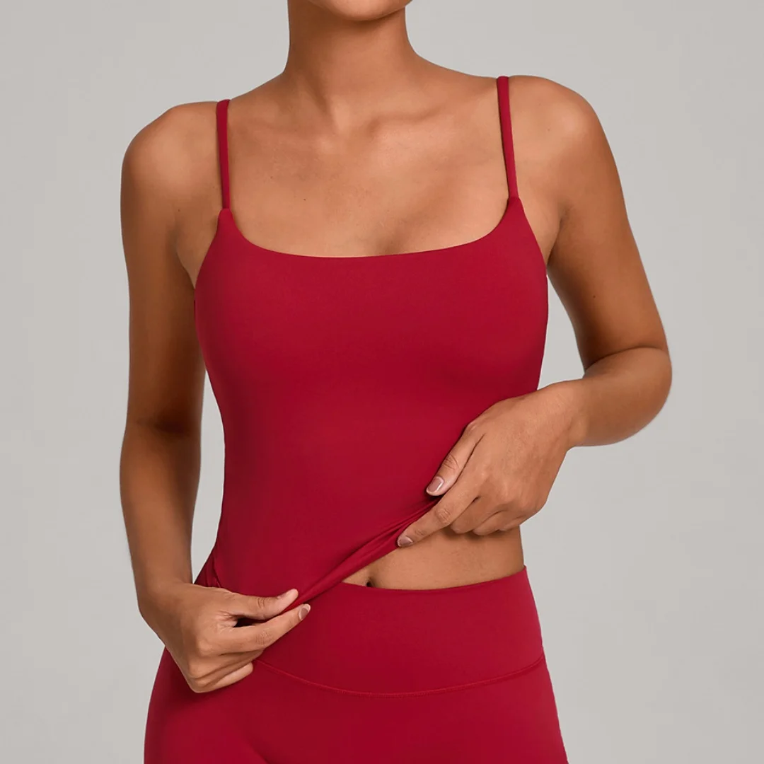 سترة يوجا نسائية بدون ظهر رياضية سريعة الجفاف مع حشوة قابلة للإزالة ملابس لياقة بدنية ملابس غير رسمية للجري ملابس رياضية للصالة الرياضية