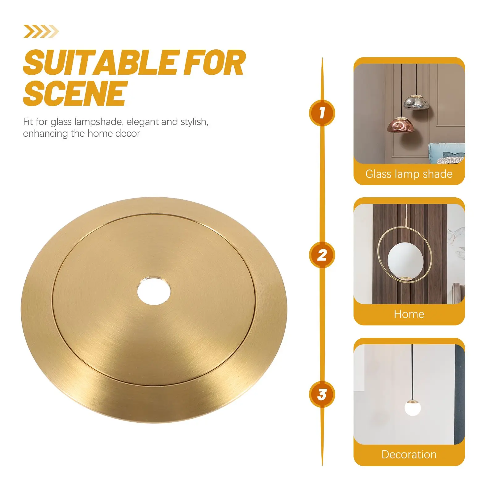 3pcs Lampshade Hardware Accessories Copper Washers E27 E14 G9 Base Retaining Rings Light Socket Shade Ring Lamp Holder Lock