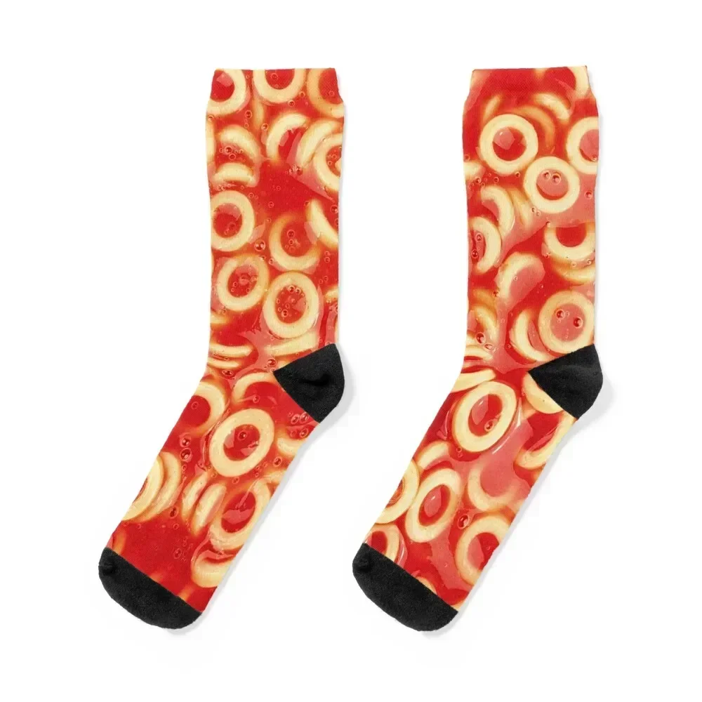 Calcetines con aros finos en salsa de tomate, regalo divertido, lotes de calcetines personalizados para mujeres y hombres