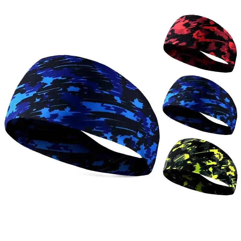 Esporte Headbands Bicicleta Ciclismo Correndo Sweatband Fitness Jogging Tênis Yoga Gym Headscarf Head Sweat Hair Band Bandage Homens Mulheres