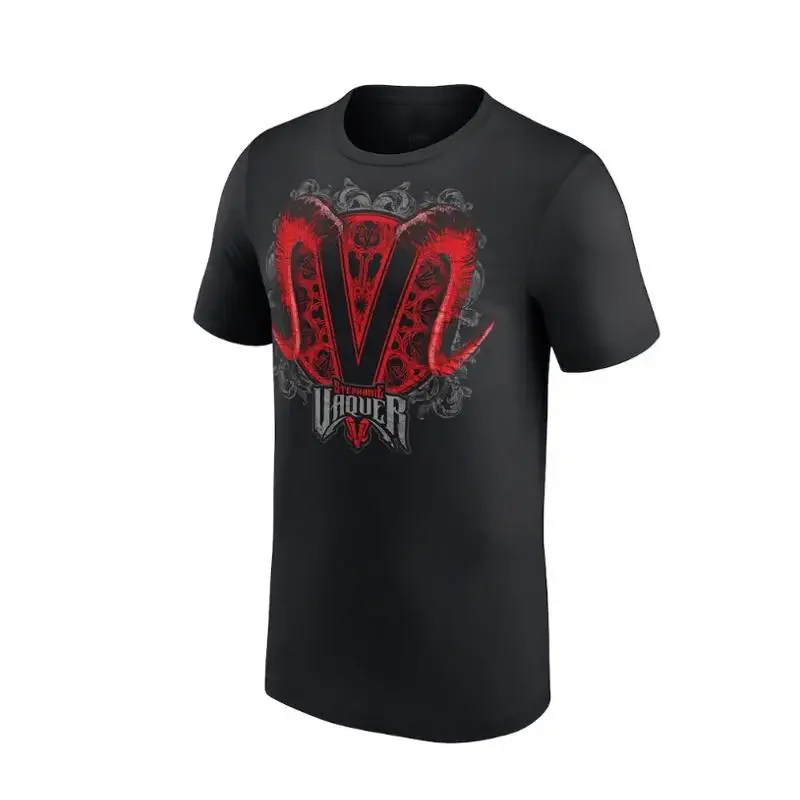 Black Stephanie Vaquer V Logo T Shirt