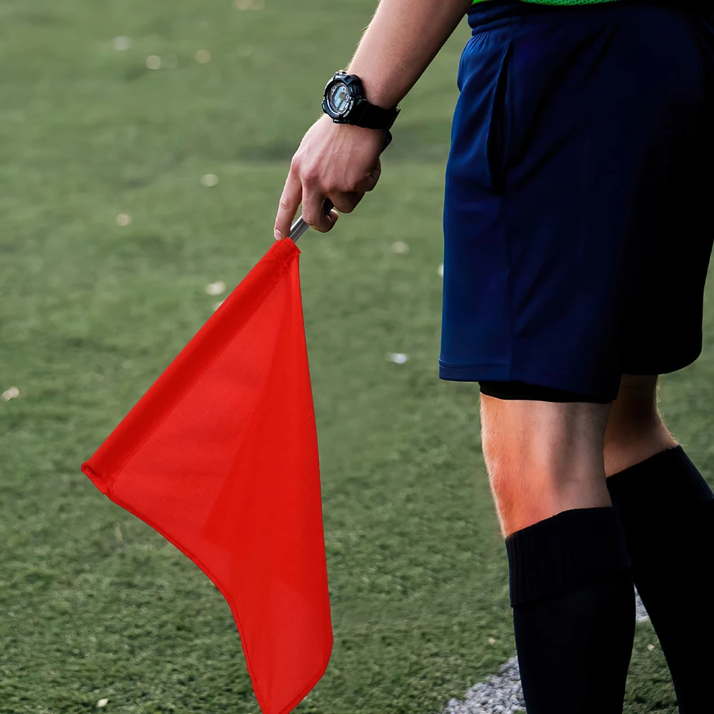 

4pcs Signal Referee Warning Flags Sports Equipment Racing Conducting Handheld Signal Flag Match Referee Flags Traffic Flag