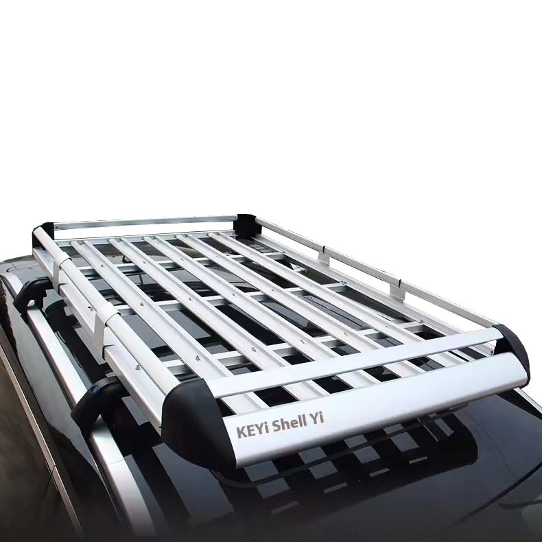

Universal Heavy Aluminum Alloy Roof Rack for SUV Easy Installation Car Luggage Carrier Off-Road Travel