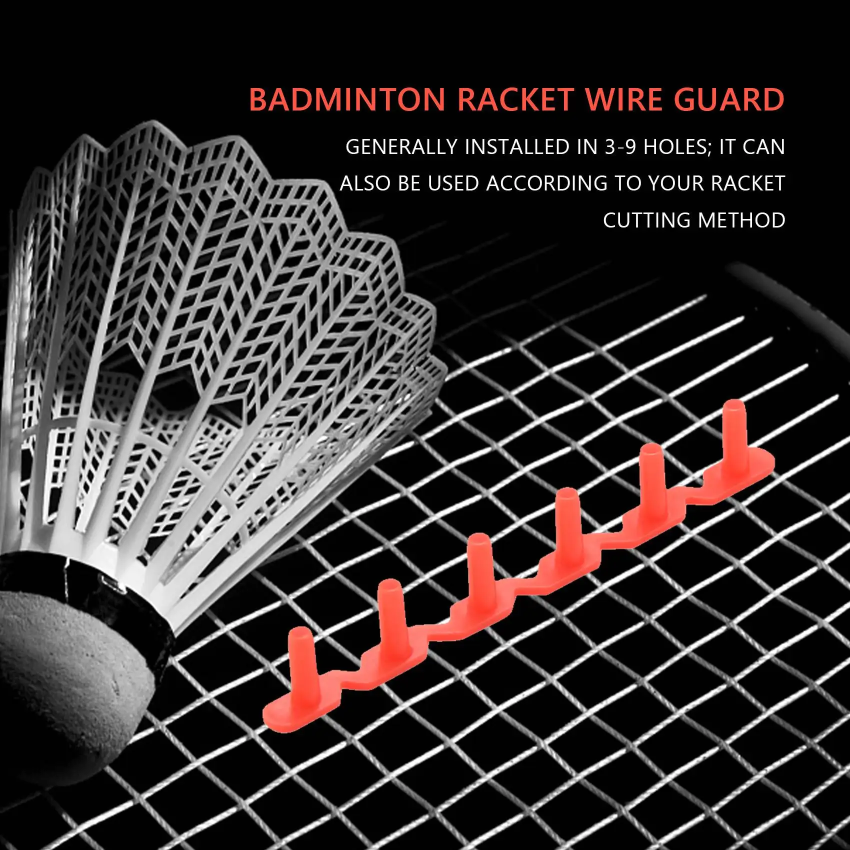 Badminton Racket Racquet Stringing Grommets Eyelets Replacement Accessories Guard Tube