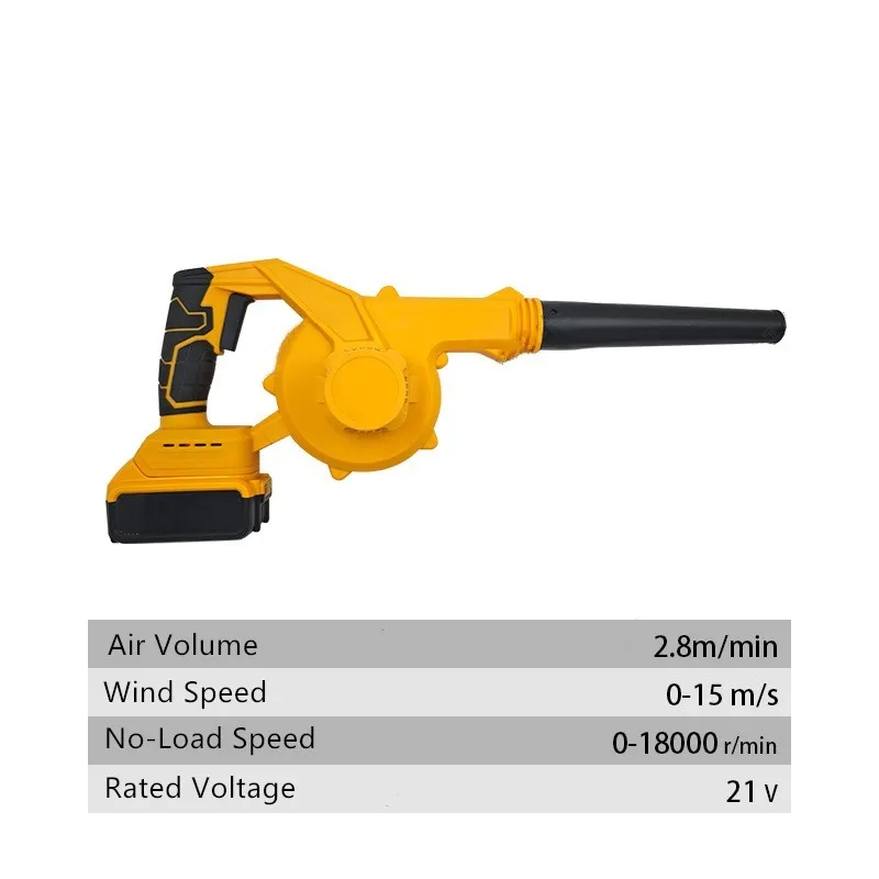 Imagem -02 - Ventilador sem Fio para Bateria Dewalt em Limpeza sem Escova Sopro de ar Poeira Jardim Industrial Veículo Casa Computador Dewalt