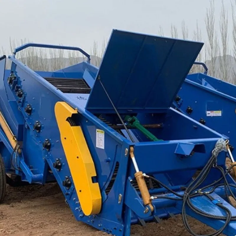 Automatic stone picker, cleaning farmland stones