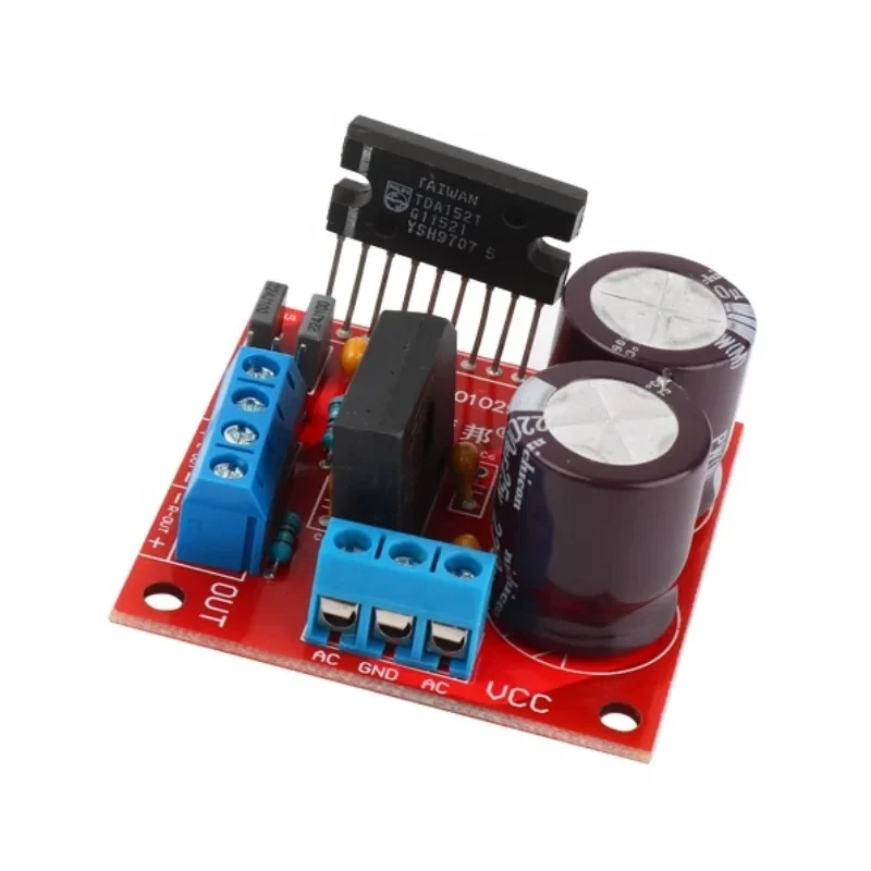 TDA1521 Audio Power Amplifier Board Module 2.0 Dual Channel 2*15W With Rectifier Filter Circuit DIY Audio Speaker Modification