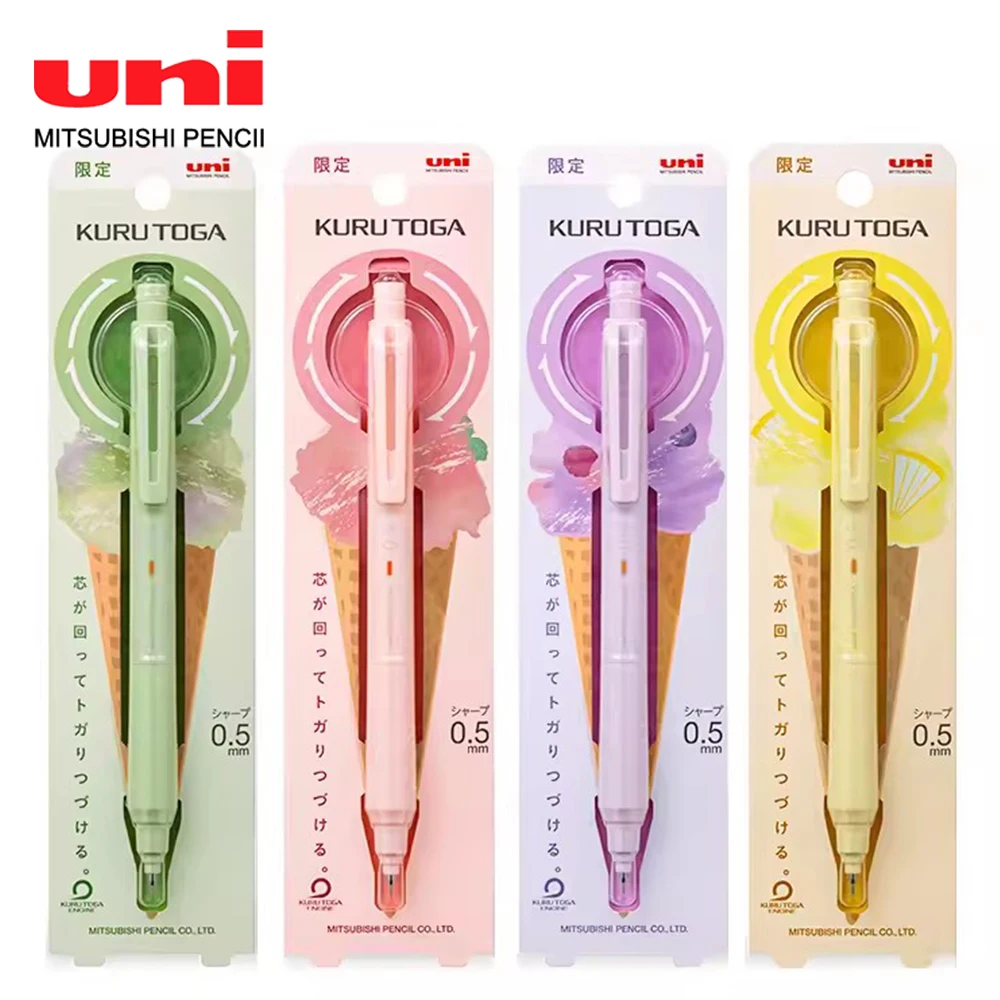 Japan UNI KURU TOGA Mechanical Pencil M5-KS Upgrade Rotation Lead Core Cute Stationery Kawaii School Supplies