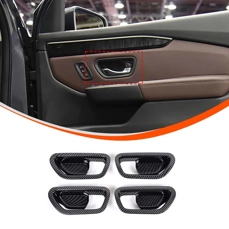 For Honda Pilot 2023-2024 ABS Car Inner Door Bowl Panel Protection Frame Trim Sticker Car Interior Accessories