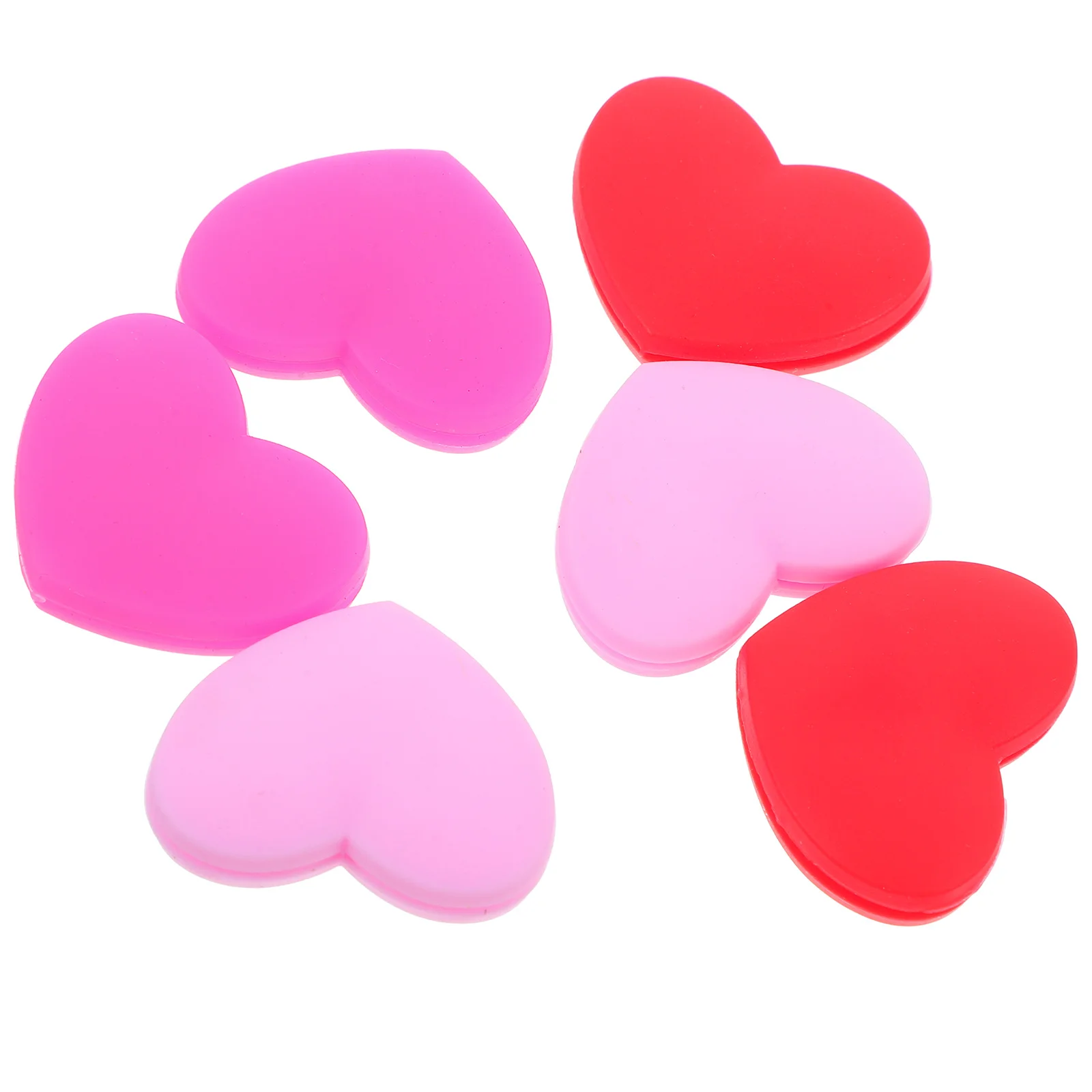 

6Pcs Tennis Racket Dampeners Silicone Heart Shape Shock Absorber Reduce Vibration Stable Play Accessories Tennis Racket Dampener