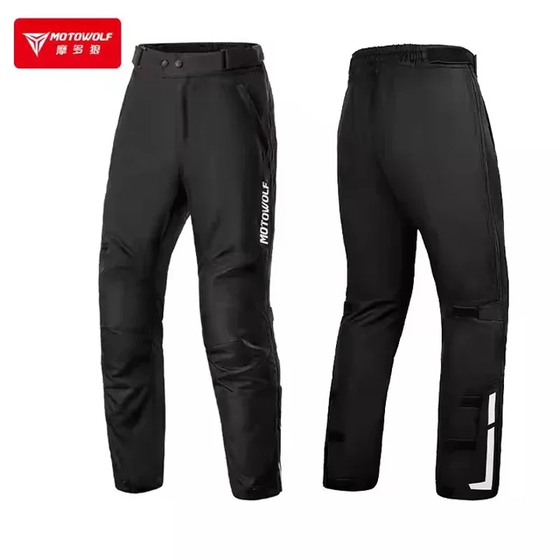 Motowolf Motorcycle Winter Electric Heating Quick Pants Release Pants Winter Warm MotoTrouser Windproof Waterproof With CE Prot