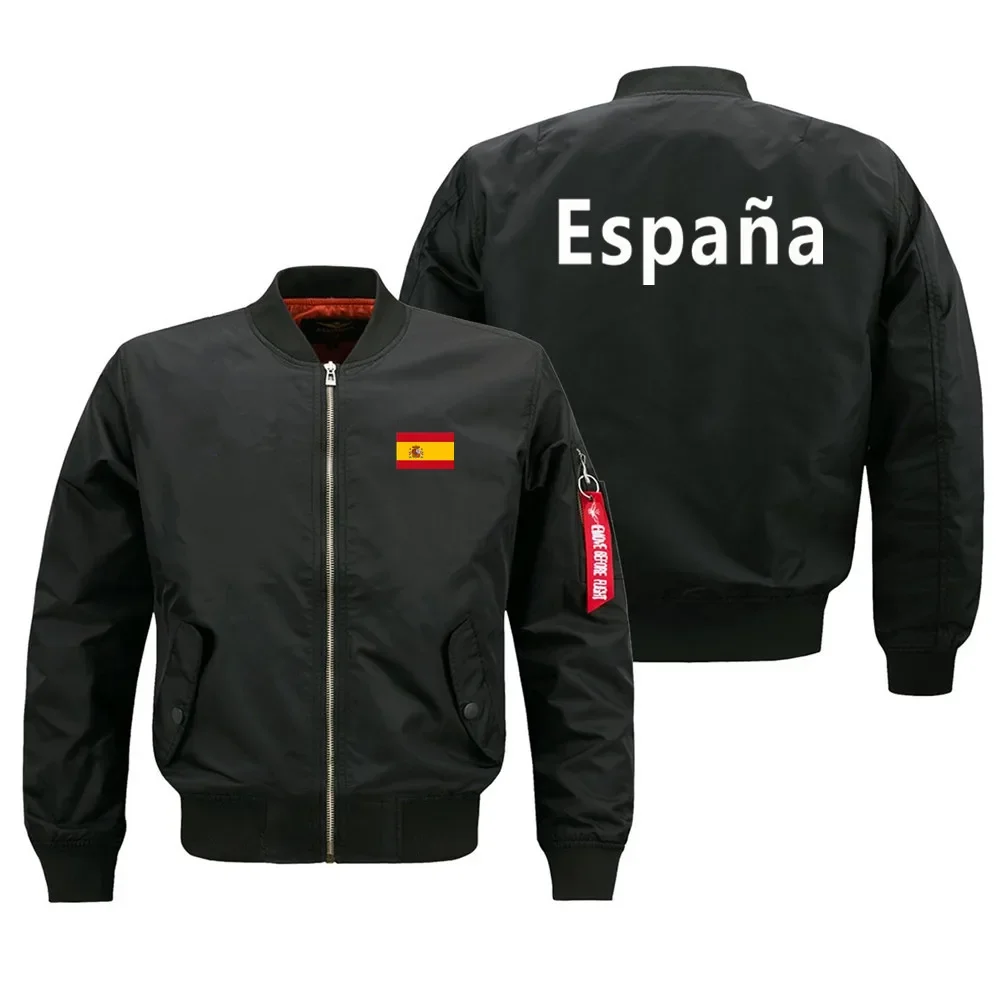 

Funny Spain Military Flight Aviation Men Ma1 Bomber Jacket Outdoor Windproof Man Baseball Coats