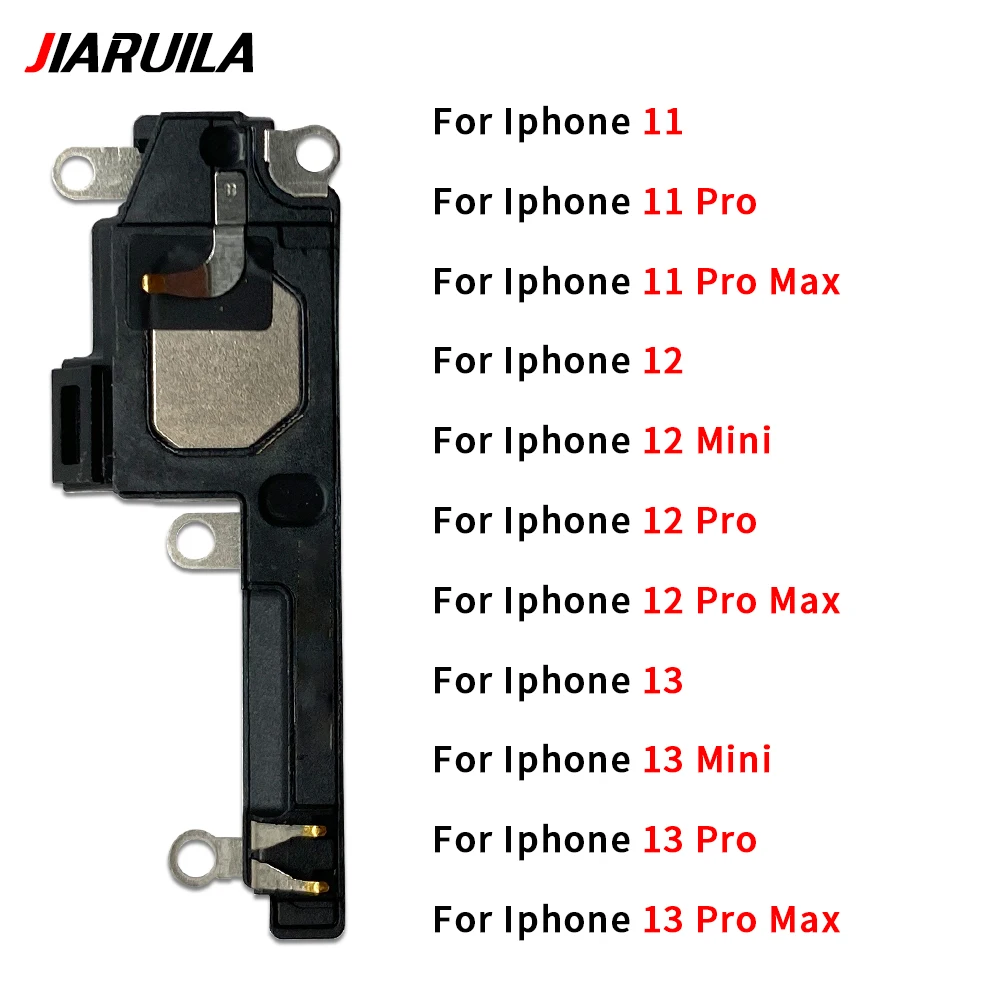 For iPhone 11 Pro 12 mini 13 Pro Max 14 Plus Loudspeaker bottom Loud Speaker Sound Buzzer Ringer Flex Cable Replacement