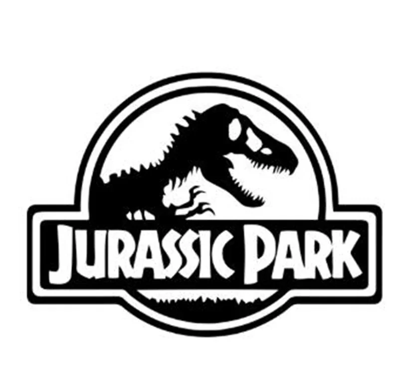 Car Stickers Trendy Cool Dinosaur Jurassic Park The Cars Vinyl Motorcycle Car-Styling Decor Accessories Decals,18cm*18cm