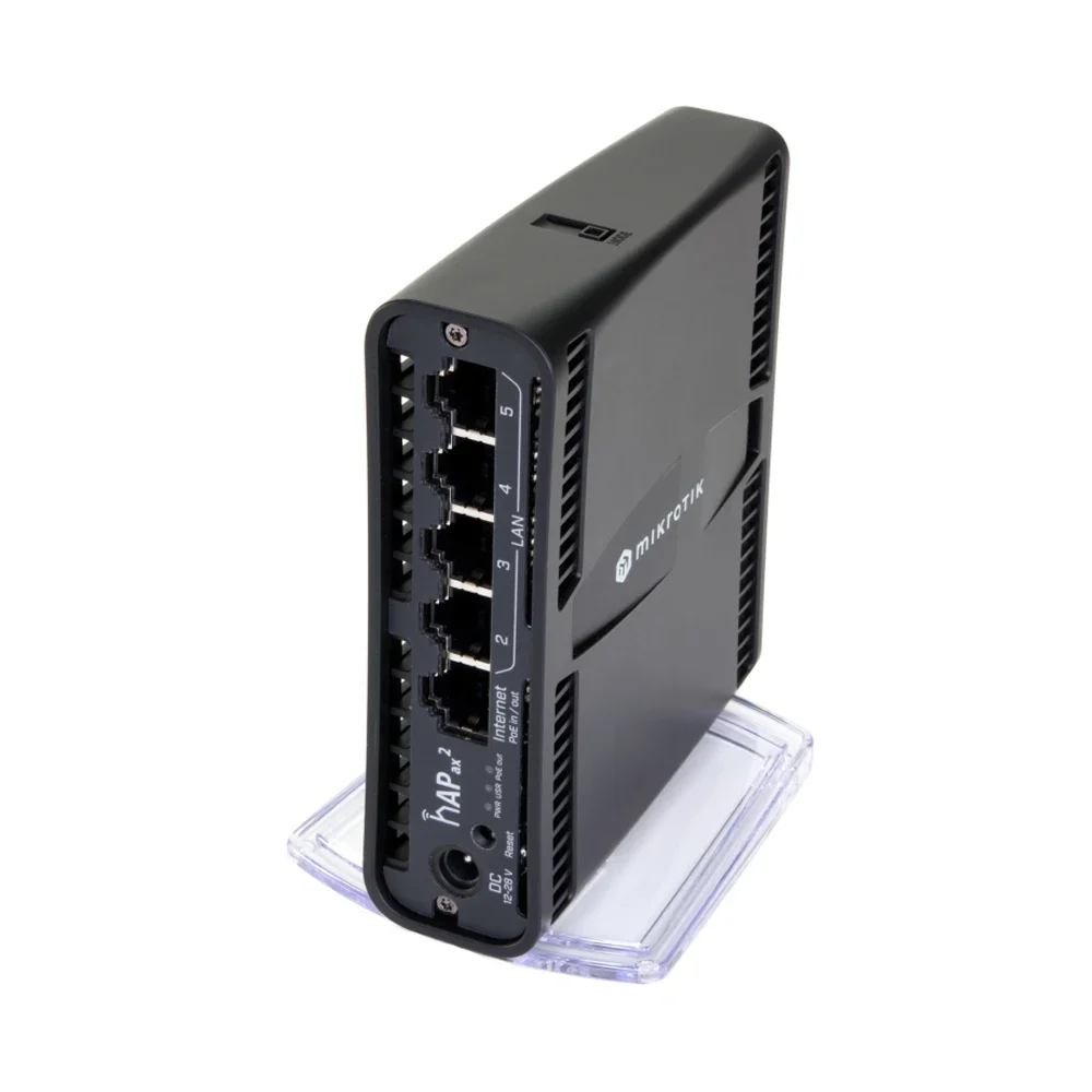 Imagem -03 - Mikrotik-roteador com Portas Ethernet C52ig5haxd2haxd-tc Ax1800 1.8gbps Roteador Wifi Hap Ax² Poe-built 802.11ax Wpa3 5x10 100 1000