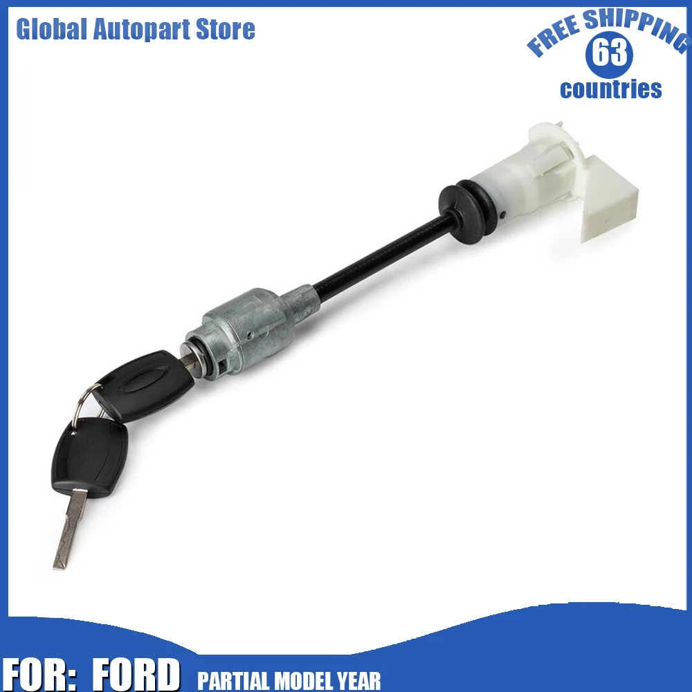 Car Para Auto ​Bonnet Release Lock Set W/ 2 Keys 1343577 1355231 1535949 4M5AA16B970AB For Ford Focus MK2 C MAX MK1 MPV Tools