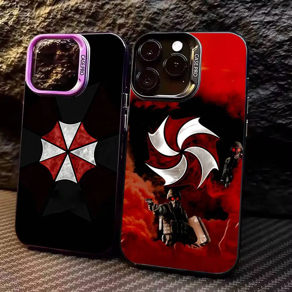 Virus Umbrella Doomsday  Phone Case Color Silver Case For iPhone 17,16,11,12,13,14,15 Plus,Pro Max,XS