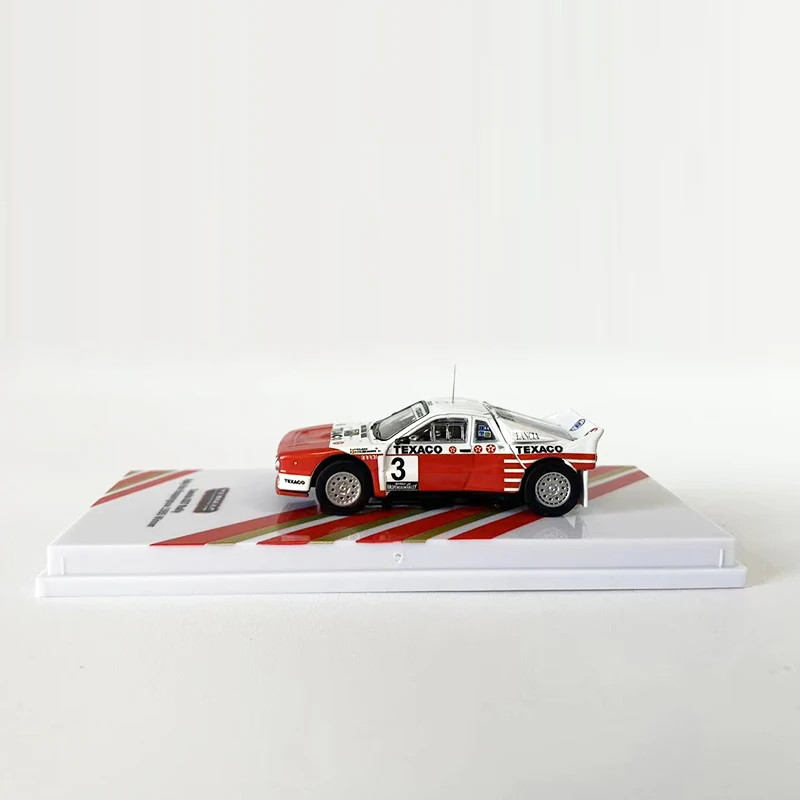 Tarmac nous-mêmes 1:64 Modèle de voiture Lancia 037, Van de rallye Haspengouw, Véhicule en alliage moulé sous pression