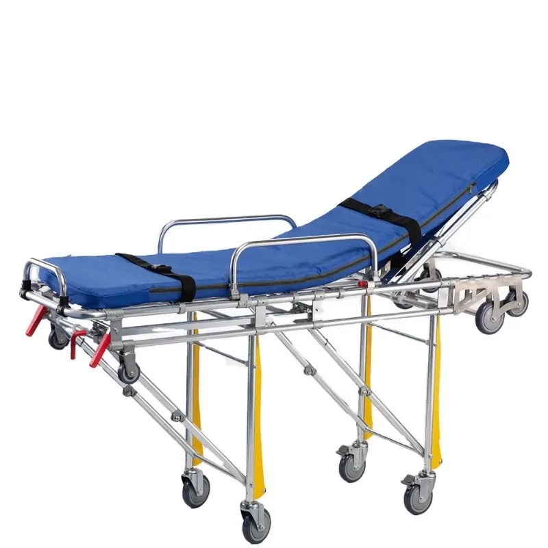 

Hospital Emergency Aluminum Loading Stretcher for Ambulance Car Emergency Ambulance Stretcher Bed