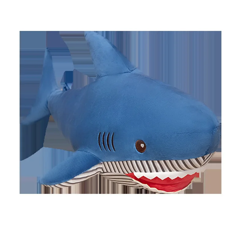 

PYH fat version shark doll shark pillow girl sleeping hug bear rag doll plush toy gift large