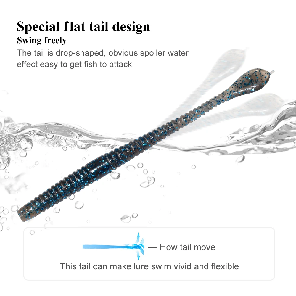 ILure señuelo blando 10,5 cm – Cebo artificial para lubina y sábalo - imagen 2