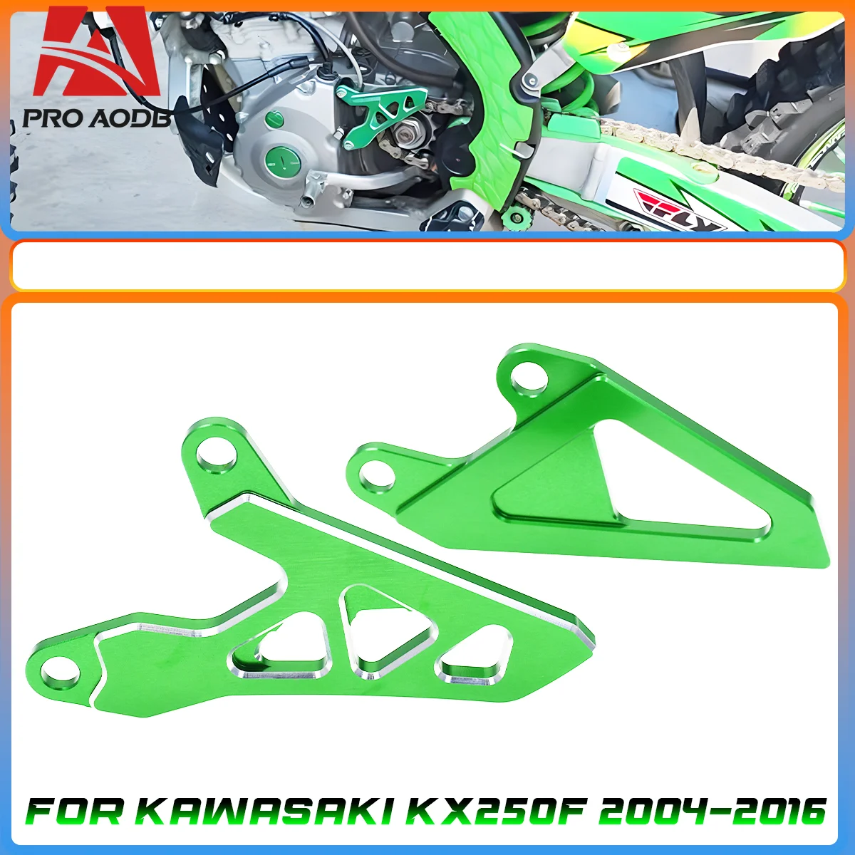 

For Kawasaki D-TRACKER KX125 KX250 RMZ KX250F KX450F KX 125 250 250F 450F KLX250 CNC Front Sprocket Cover Chain Protector Guard
