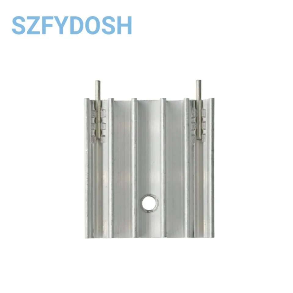 5PCS TDA7294 L298 IC Heatsink Radiator Cooler Radiator 25x24x16MM High Quality Silver Heat Sink With Pin