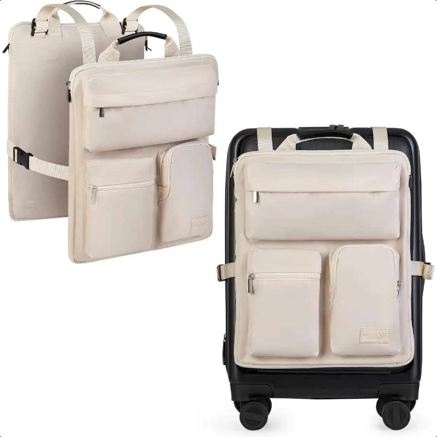 

Over Lage Organizer for Carry On Bag or Suitcase with Storage Pockets 16 Laptop Sleeve with Handle Travel Accories Bag Slide On