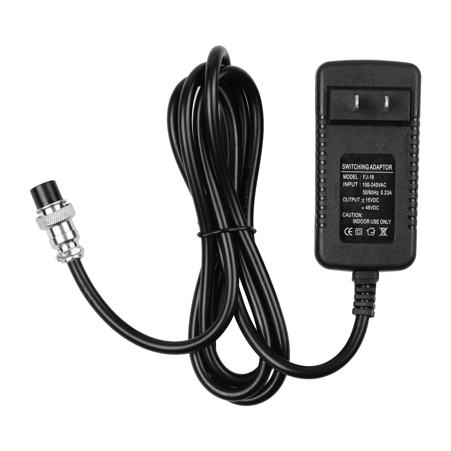 Power Supply for Mixing Console Mixer AC Adapter 15V 230mA Universal 4-Pin Round Connector for 16 Channels