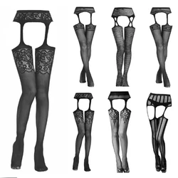 Black Sexy Fishnet Garter Belt Stocking Suspender Pantyhose Tights Thigh High Summer Sexy Hot Legging