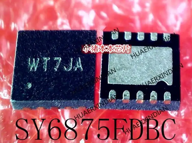 Novo original sy6875fdbc sy6875 impressão wt7ja wt7 wt dfn10 em estoque