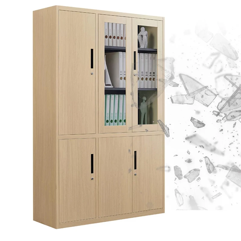 

Steel Wood Filing Cabinet Iron Cabinet Office Information Cabinet File Voucher Staff Locker Locker Archivador Furniture Desk