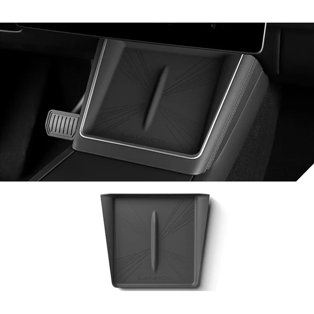 

Беспроводная зарядная панель для Tesla Model Y Juniper 2025-2026, противоскользящий силиконовый коврик для центральной консоли, аксессуары для автомобилей Tesla HD