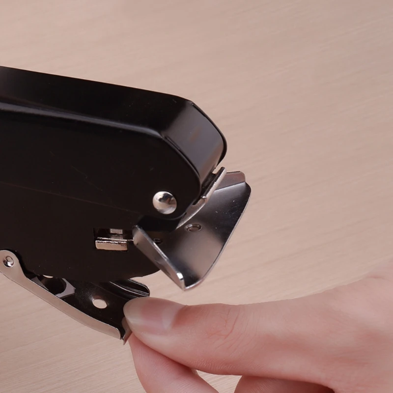 Metal 5mm Round Hole Business Credit Card Photo Paper Rounder Puncher Plier Cutter Tool