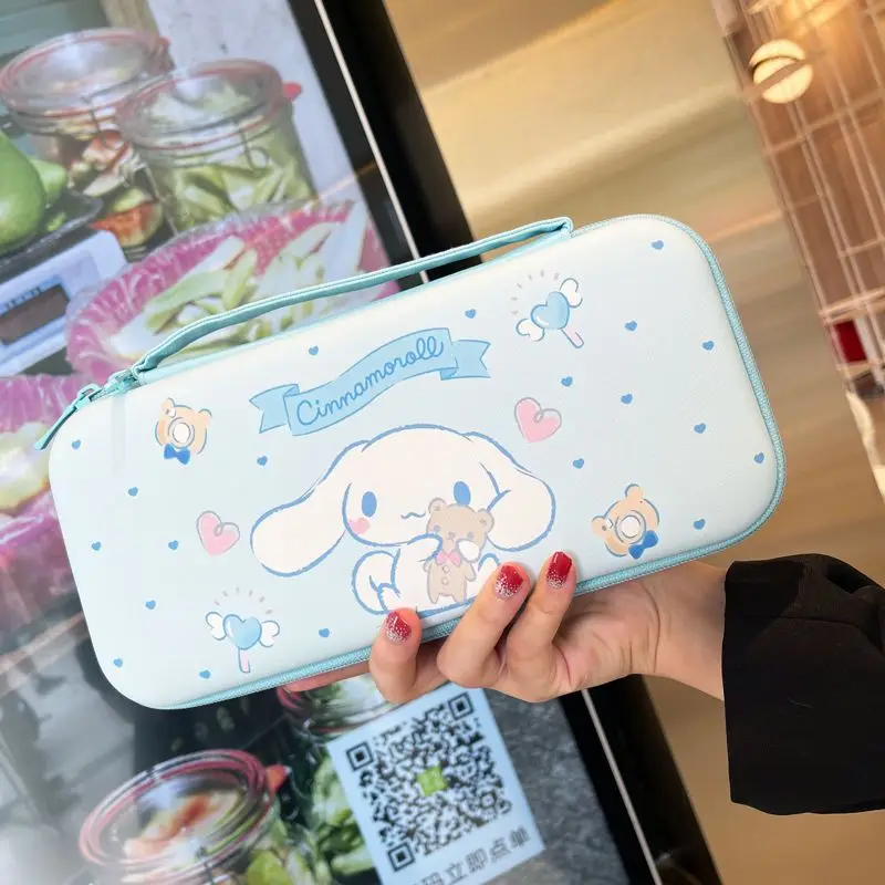

Anime Sanrio Cinnamoroll For Switch2 Oled Cartoon Portable Storage Bag NS Game Machine Protective Cover Hard Shell Anti-fall New