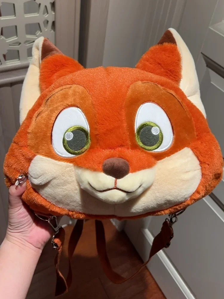 

Disney Kawaii Cartoon Zootopia Judy Nick Plush Doll Shoulder Bag Cute Fur Velvet Crossbody Bag Plush Bag Cotton Gift