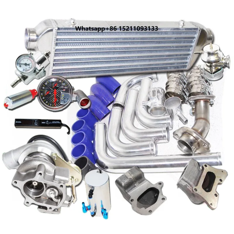 Turbo Kits TB25 Bolt on Turbo+Downpipe+Manifold Kits for 06-11  R18 DX EX 300hp