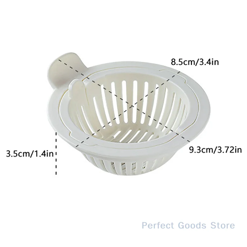 1Pcs Round Shape Kitchen Sink Filter Hair Filtration Large-caliber Filter Grid Cover Quick Drainage Anti-clogging Mesh