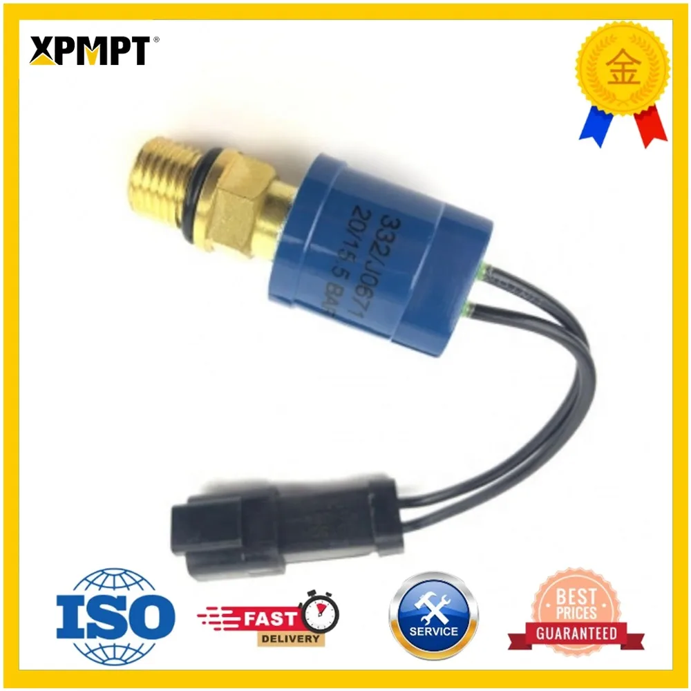 Excavator Electric Sensor Pressure Switch 332/J0671 For JCB Excavator JS200 JS220 JS240 JS145W JS130W 3CX 4CX JCB220 JCB240 Repl