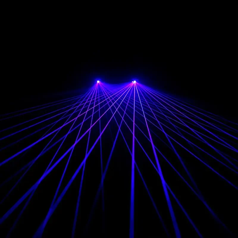 Modern blue laser glasses for Halloween, Christmas and New Year, DJ stage props, night shows, LED bar light accessories
