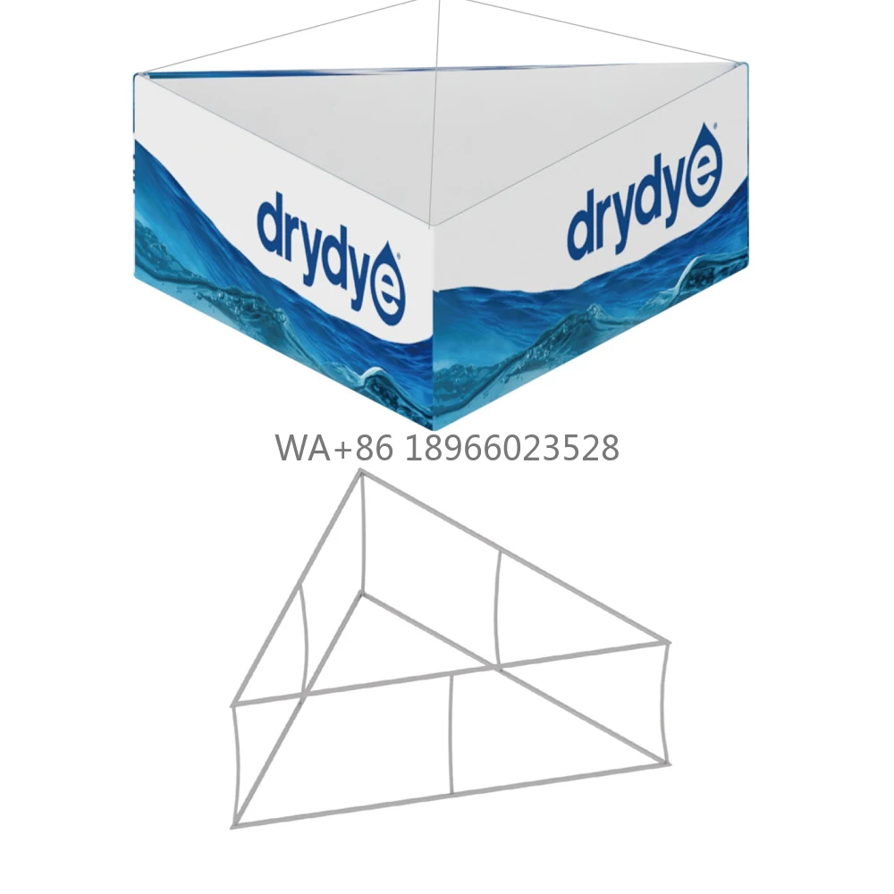 

Новые треугольные квадратные индивидуальные потолочные рекламные подвесные вывески, баннеры для выставочной стены