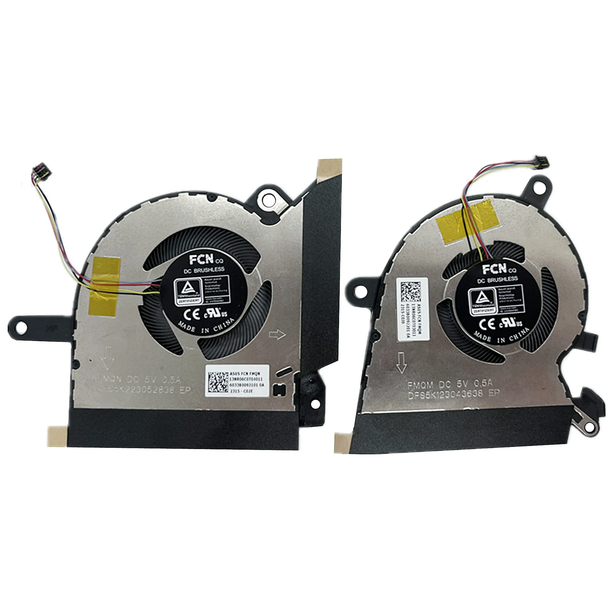 

NEW ORIGINAL CPU AND GPU FAN FOR ASUS 13 GV301 GV301Q GV301QC GV301QE GV301QH