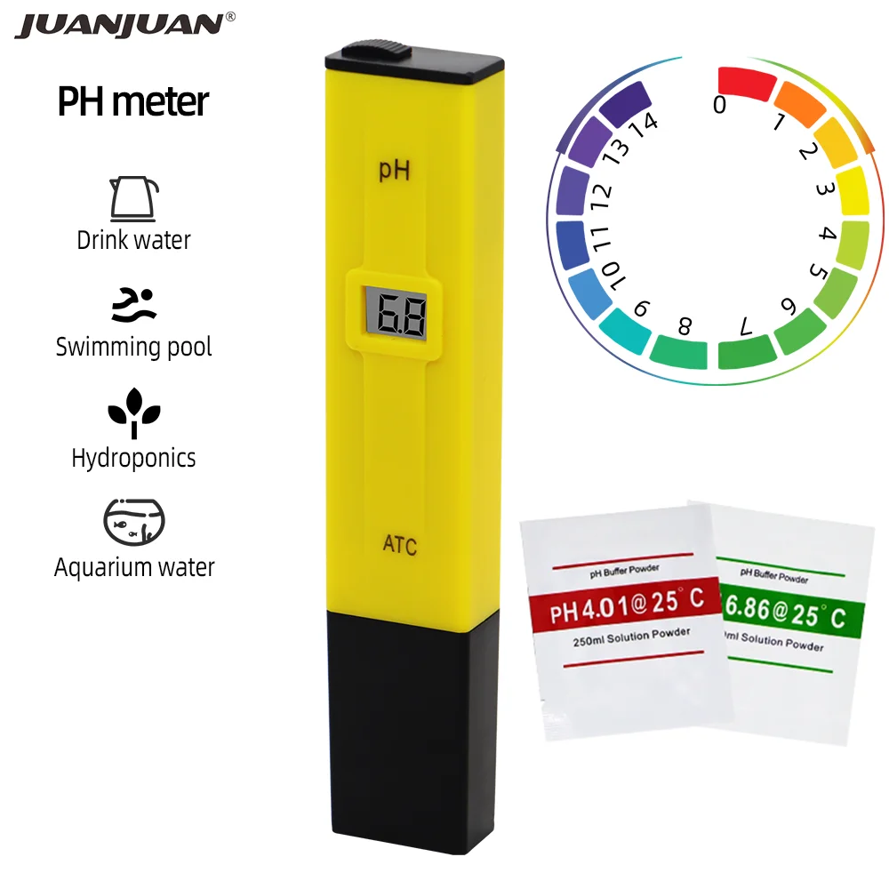 Digital Water Analysis PH Meter Tester Instruments 0.0-14.0pH for materiel Aquarium Akwarium Swim Pool Water Lab medidor de ph