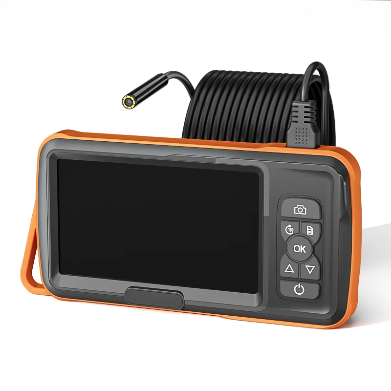5インチIPSスクリーン内視鏡オートフォーカス8mmカメラ1920P分割設計IP67工業用内視鏡検査カメラ（パイプ、車、下水道用）