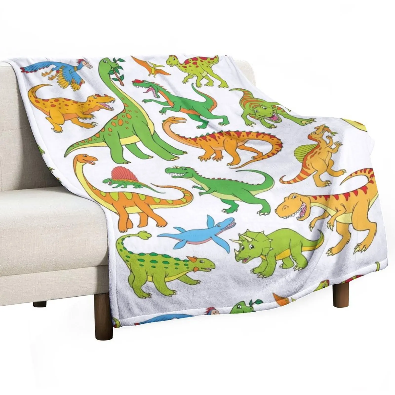 

Dinosaurs Throw Blanket Blankets Sofas Of Decoration Decoratives Blankets