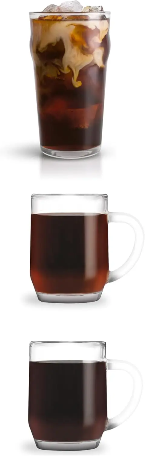 Ninja Hot & Iced Coffee Maker 10-Cup Coffee Maker with 3 Brew Styles for Ground Coffee, Built-in Water Reservoir & Glass Carafe