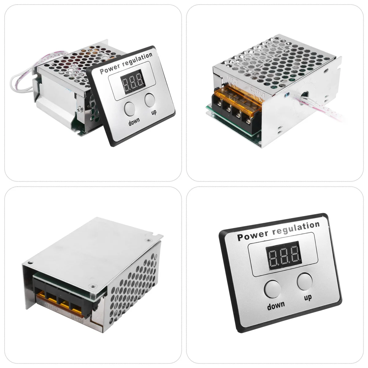 

N33R_4000W 220V AC SCR Регулятор напряжения для небольших двигателей водонагревателя